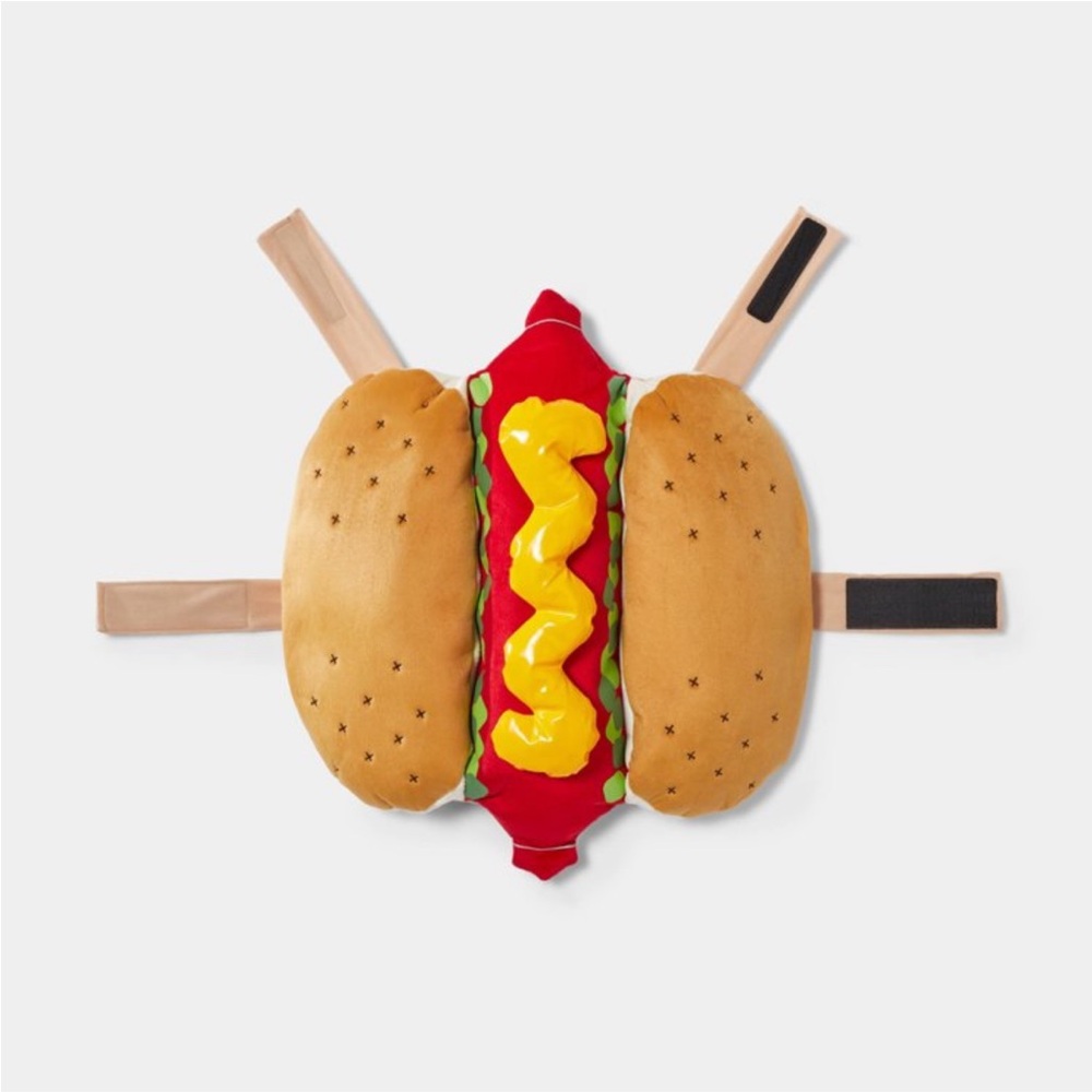 Boots & Barkley Hot Dog Halloween Costume for Medium Dogs NWT